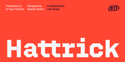 Hattrick Font Poster 1