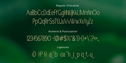 Dahaga Font Poster 2