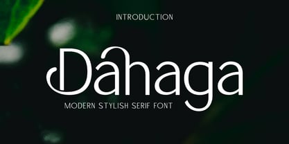 Dahaga Font Poster 1