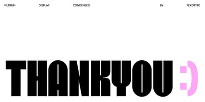 Viltrum Font Poster 15