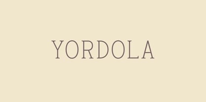 Yordola Font Poster 1