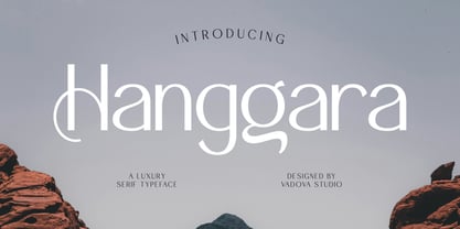 Hanggara Font Poster 1