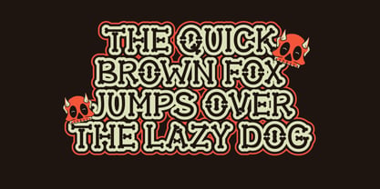 Deadbone Font Poster 4