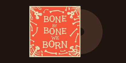Deadbone Font Poster 7