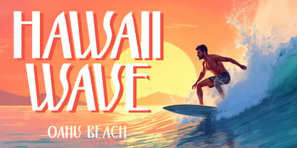 Tropical Maokai Font Poster 10