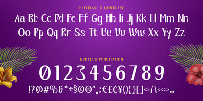 Tropical Maokai Font Poster 3