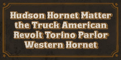 Western Hornet Font Poster 8