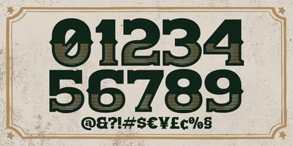 Western Hornet Font Poster 4