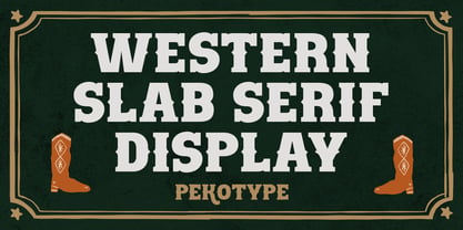 Western Hornet Font Poster 2