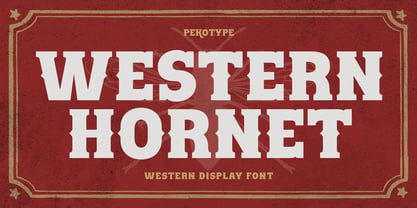Western Hornet Font Poster 1