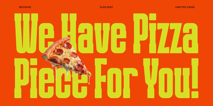 Belfrage Font Poster 2