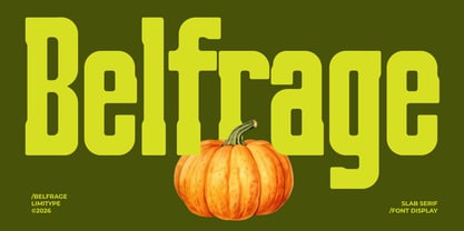 Belfrage Font Poster 1