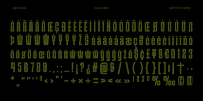 Belfrage Font Poster 9