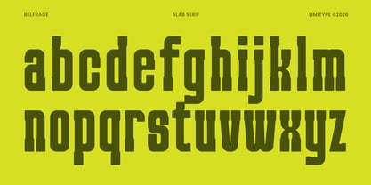 Belfrage Font Poster 7