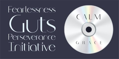 Courage O Type Font Poster 3