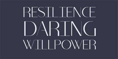 Courage O Type Font Poster 2