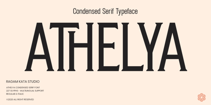 Athelya Font Poster 1