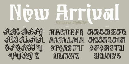 Bamseok Font Poster 9