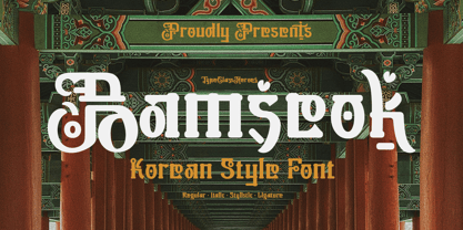 Bamseok Font Poster 1