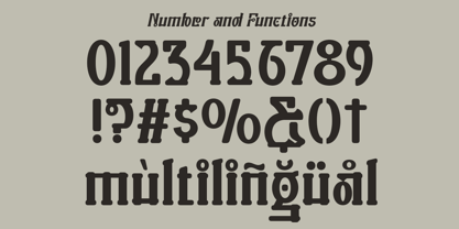 Bamseok Font Poster 7