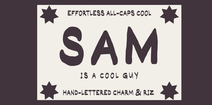 Sam Font Poster 1