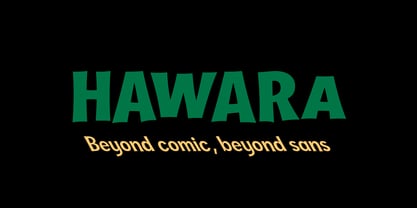 Hawara Font Poster 1