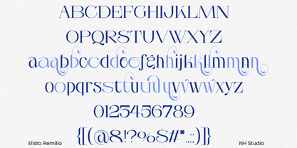 Elisto Remilio Font Poster 11