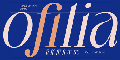 Elisto Remilio Font Poster 8