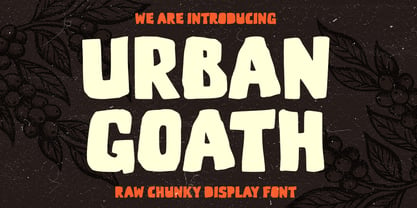Urban Goath Font Poster 1