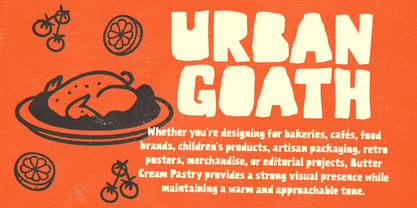 Urban Goath Font Poster 2