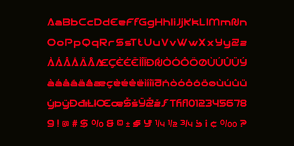Nezag Font Poster 9