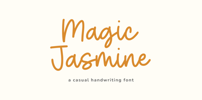 Magic Jasmine Font Poster 1