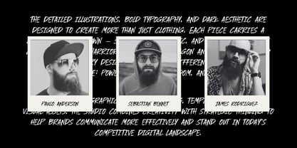 Nafigator Black Font Poster 5