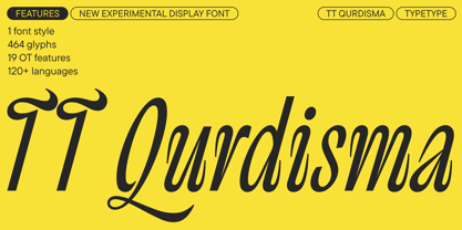 TT Qurdisma Font Poster 1