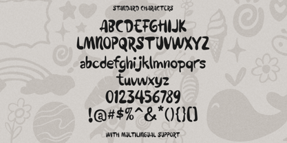 Wobble Ink Font Poster 8
