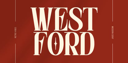 Westford Modern Font Poster 1
