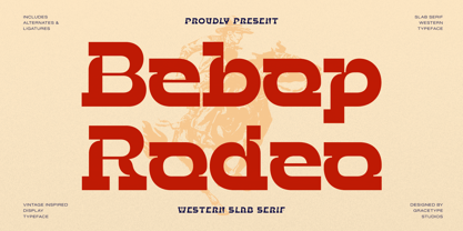 Bebop Rodeo Font Poster 1