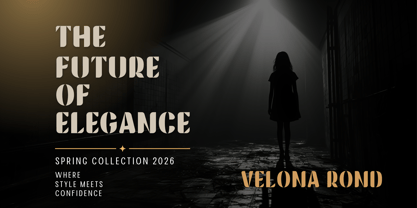 Velona Font Poster 7