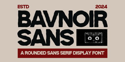 Bavnoir Font Poster 1