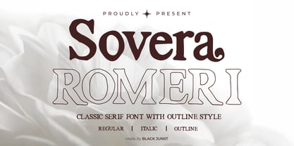 Sovera Romeri Font Poster 1