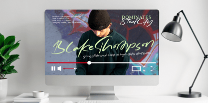 Playback Font Poster 3