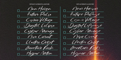 Playback Font Poster 6