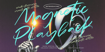 Playback Font Poster 1