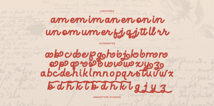 Harfiola Font Poster 5