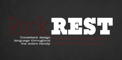 RockRest Font Poster 1