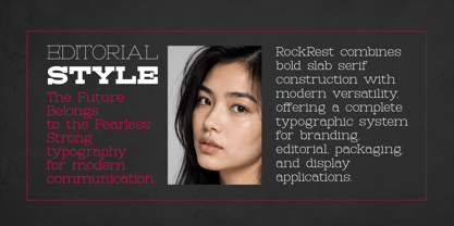 RockRest Font Poster 2