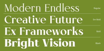 Glique Variable Font Poster 3