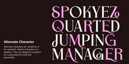 Glique Variable Font Poster 6