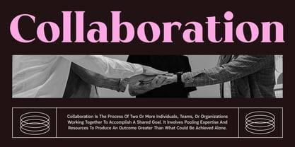 Glique Variable Font Poster 14