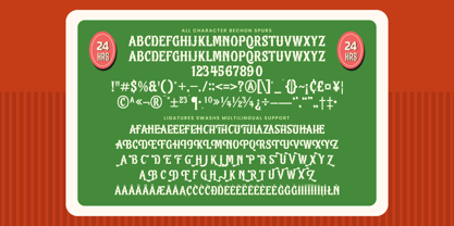 Bechon Spurs Font Poster 10